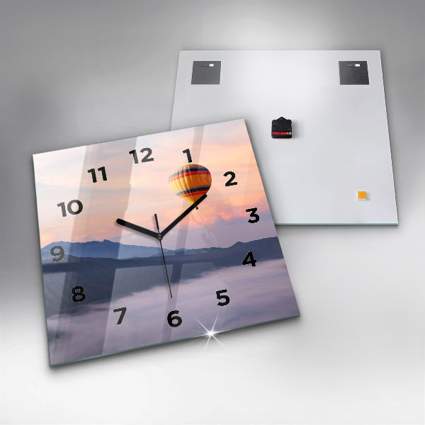 Square wall clock Beautiful Landscape