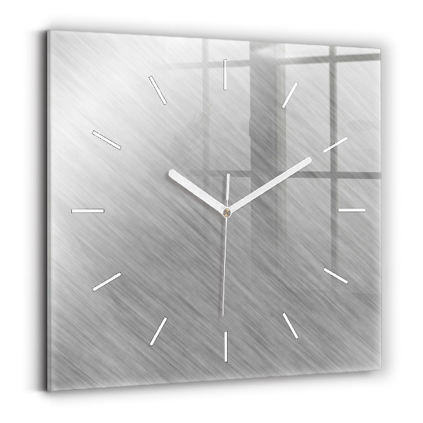 Square wall clock Metal wall