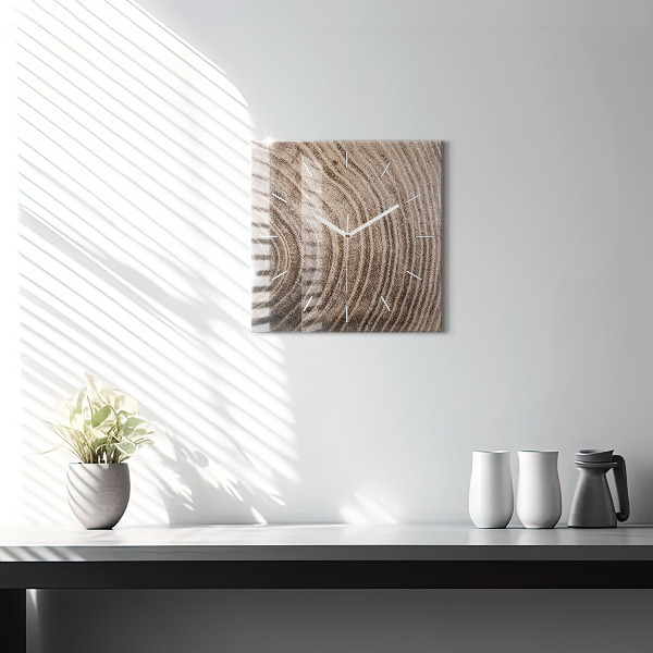 Square wall clock Trunk