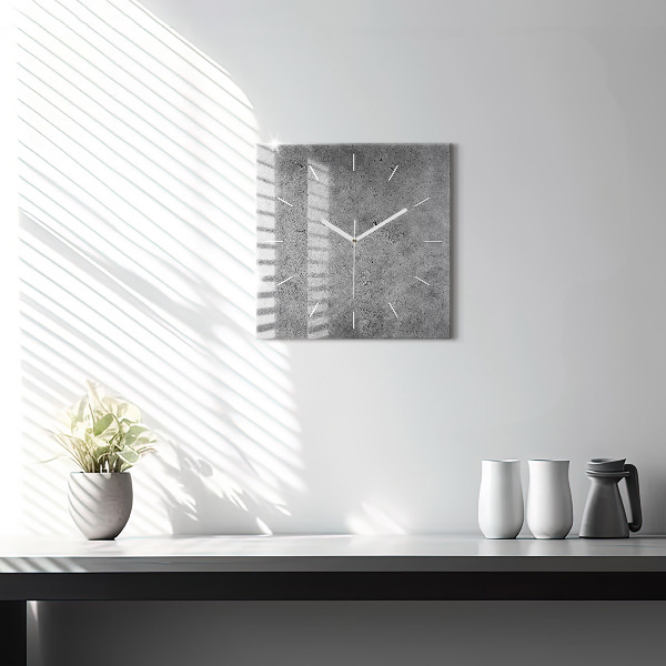 Square wall clock Industrial wall