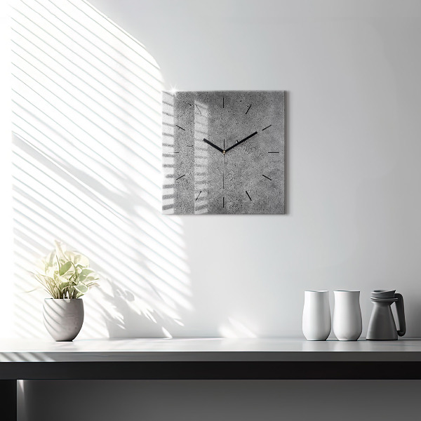 Square wall clock Industrial wall