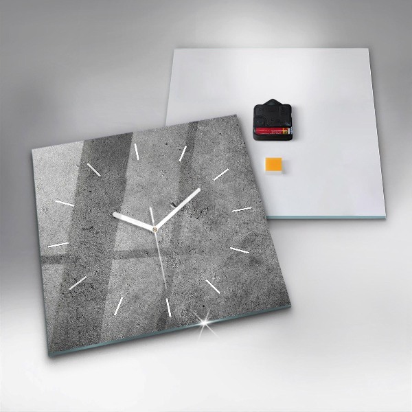 Square wall clock Industrial wall