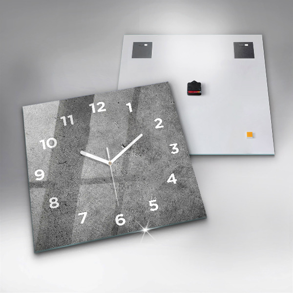 Square wall clock Industrial wall