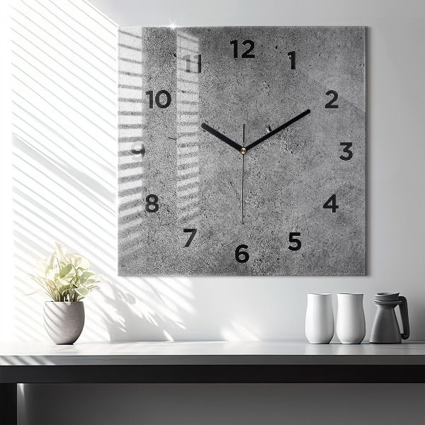 Square wall clock Industrial wall