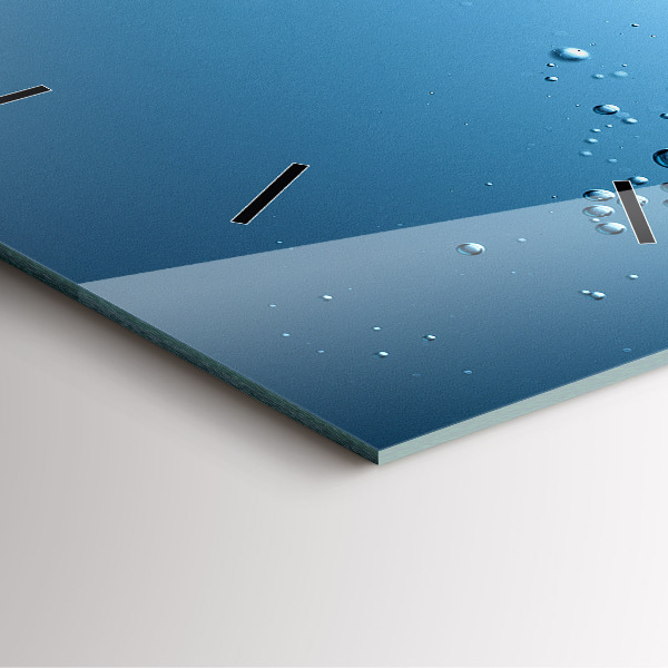 Square wall clock Underwater view