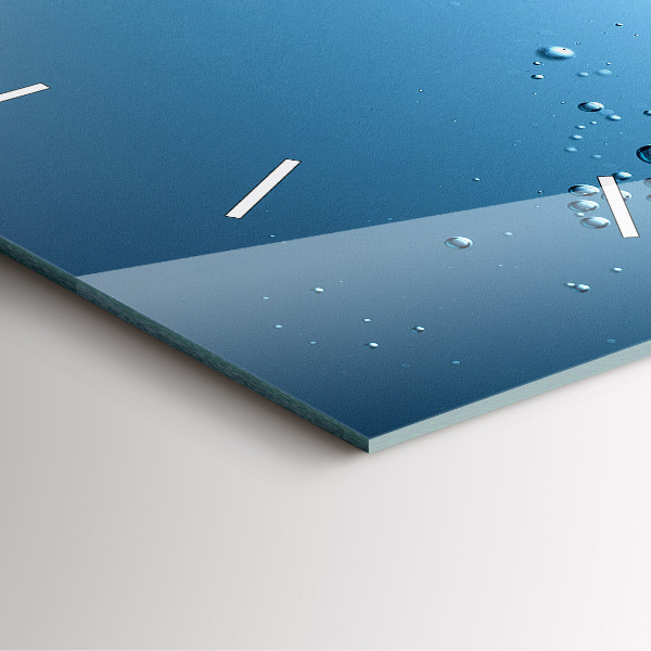 Square wall clock Underwater view