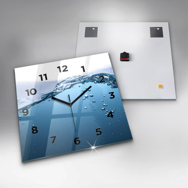 Square wall clock Underwater view