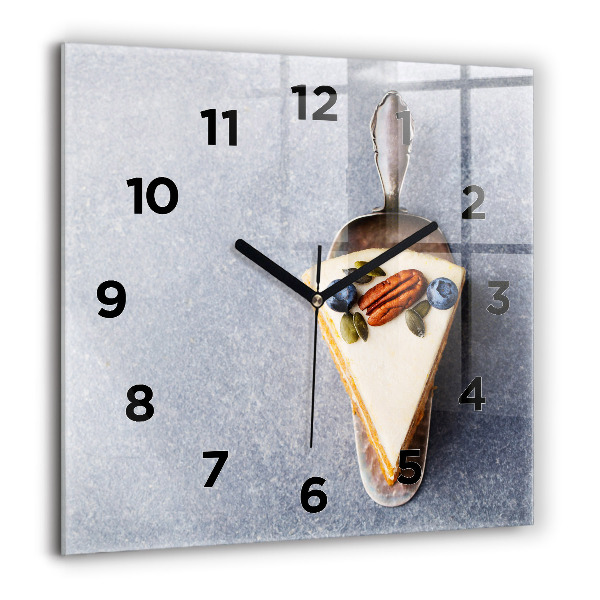 Square wall clock A piece of cake