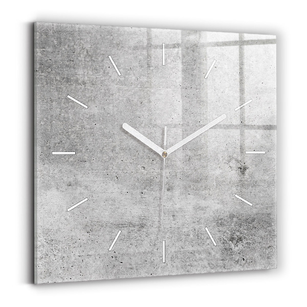 Square wall clock Raw wall