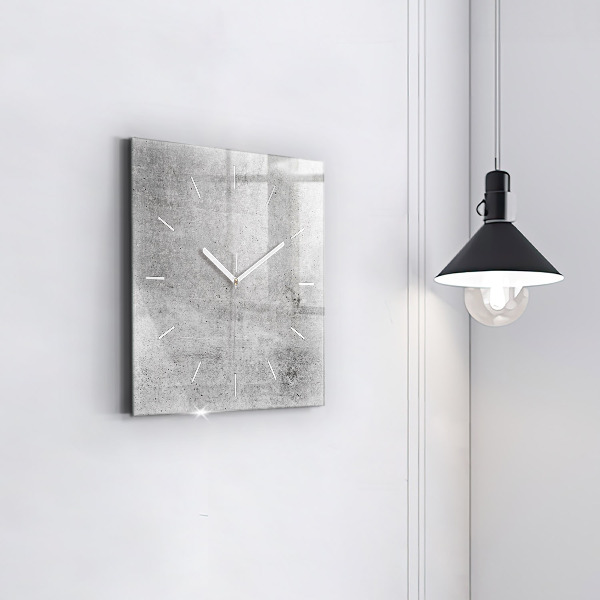 Square wall clock Raw wall