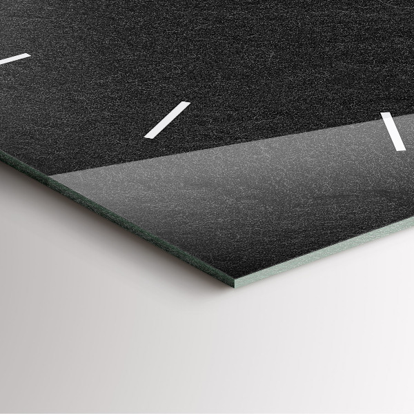 Square wall clock Dark rock