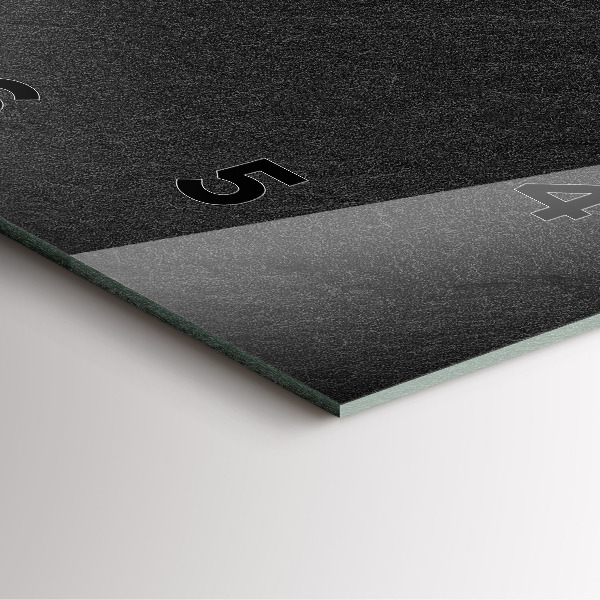 Square wall clock Dark rock