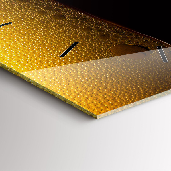 Square wall clock Orange juice