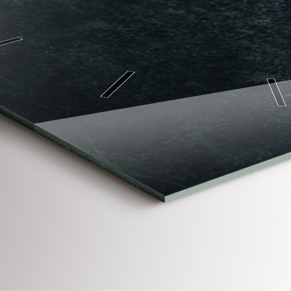 Square wall clock Coffee beans