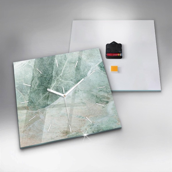 Square wall clock Marble Stone Texture