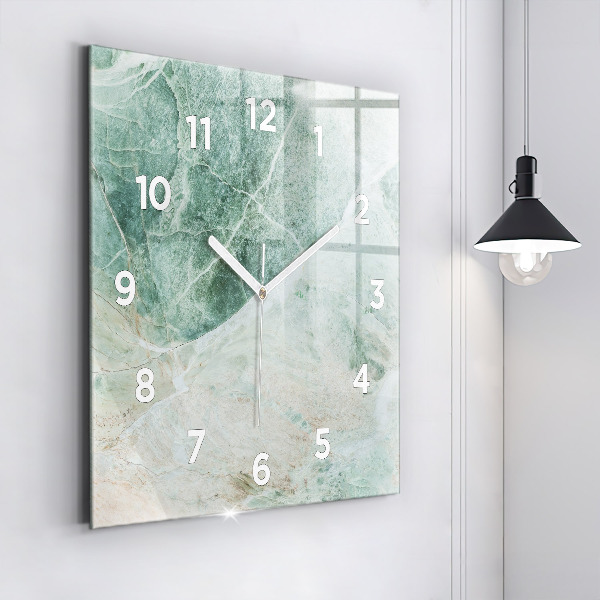 Square wall clock Marble Stone Texture