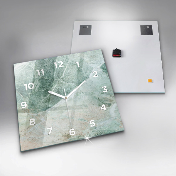 Square wall clock Marble Stone Texture