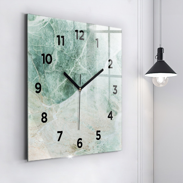Square wall clock Marble Stone Texture