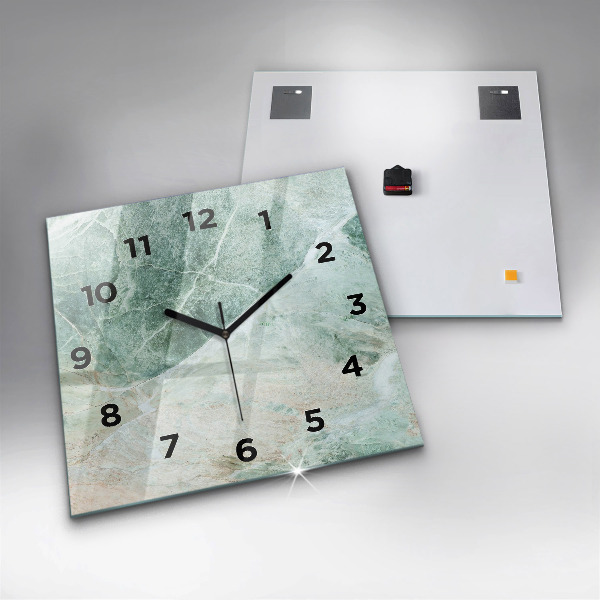 Square wall clock Marble Stone Texture