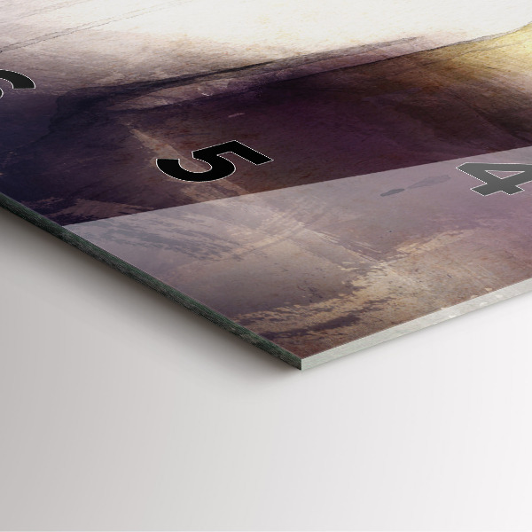 Square wall clock Abstract portrait of a woman