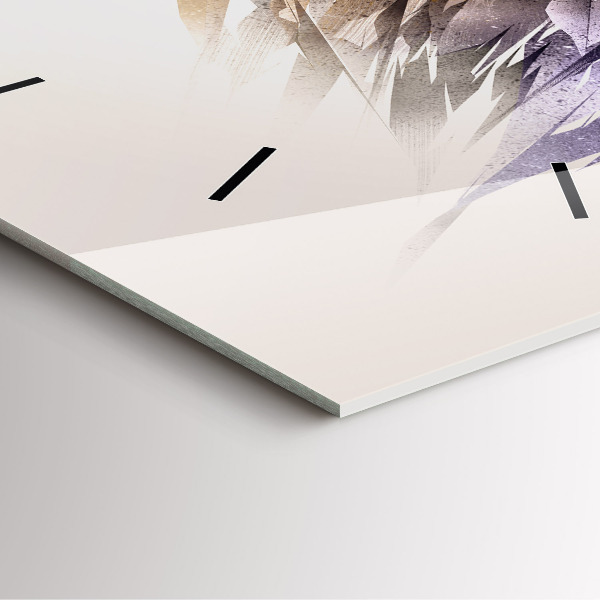 Square wall clock Bird of Predation