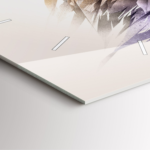 Square wall clock Bird of Predation