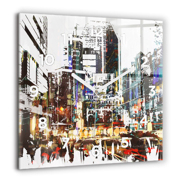 Square wall clock New York City