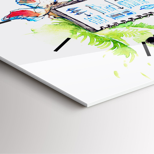 Square wall clock Zoologist