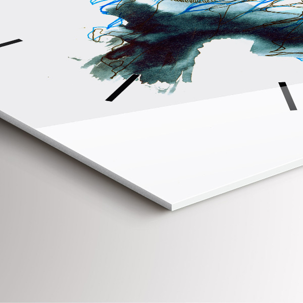 Square wall clock Freedom and nature of birds