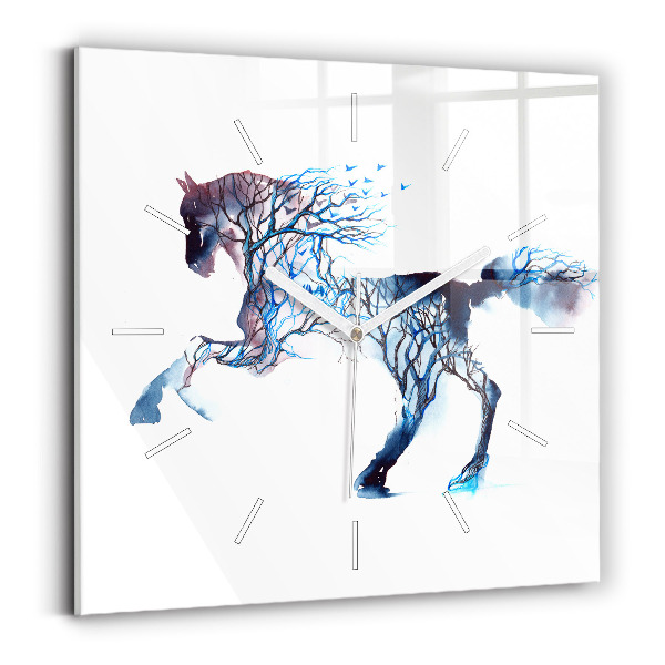 Square wall clock Nature of the animal