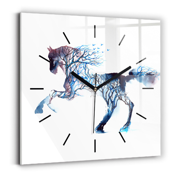 Square wall clock Nature of the animal