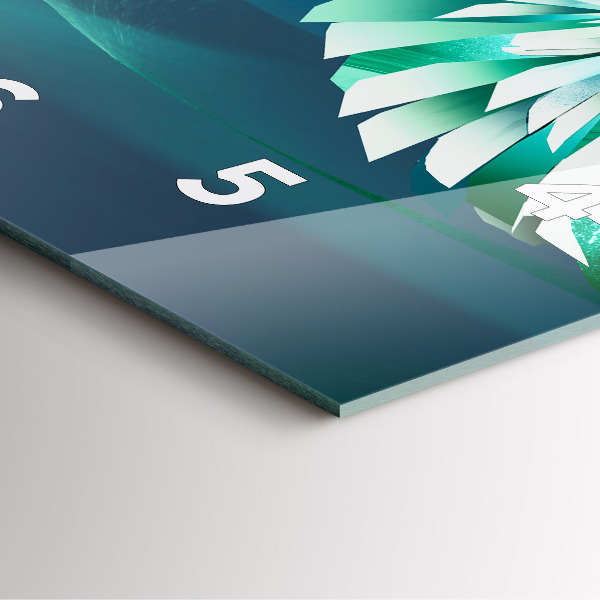 Square wall clock Image of a flying eagle