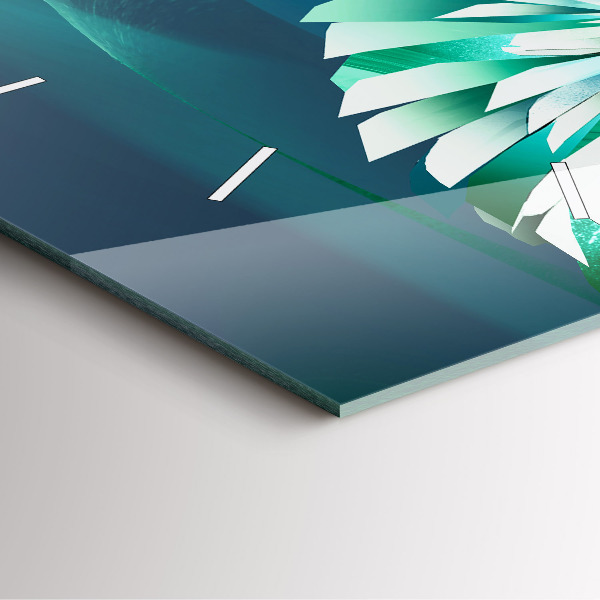 Square wall clock Image of a flying eagle