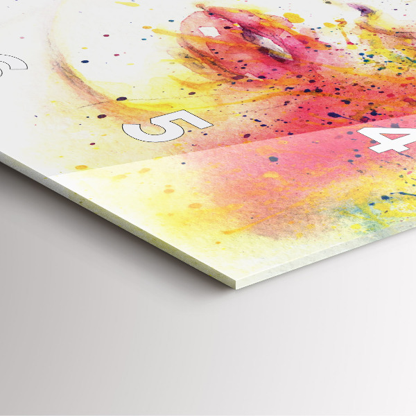 Square wall clock Portrait of a Mysterious Woman