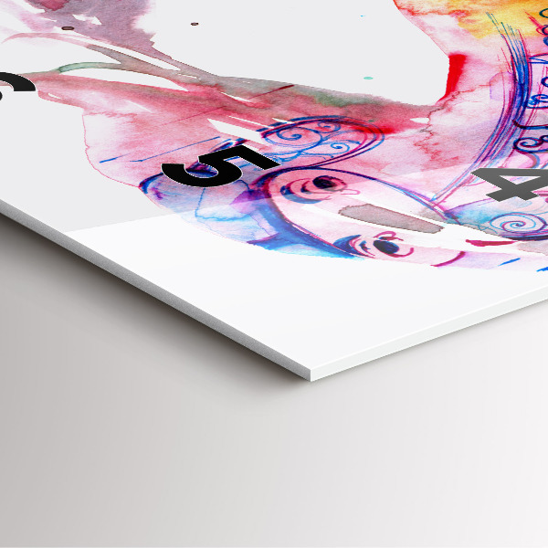 Square wall clock Two Bodies One Soul