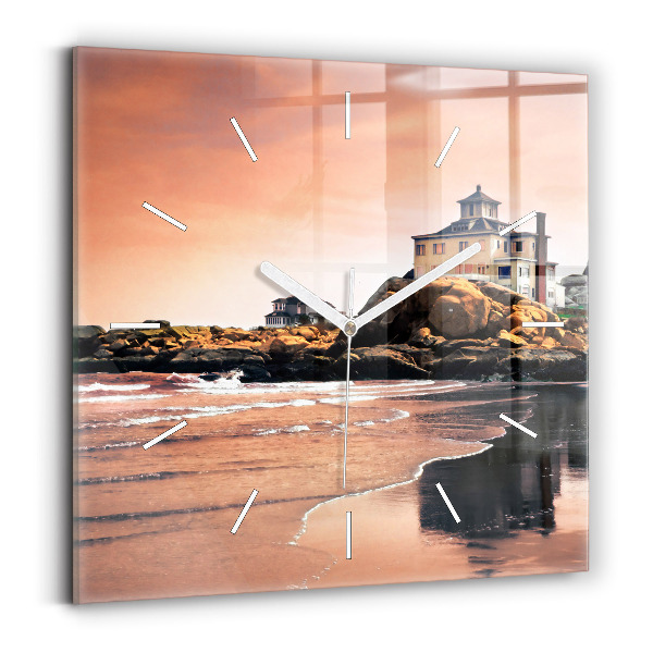 Square wall clock Sherman Coast