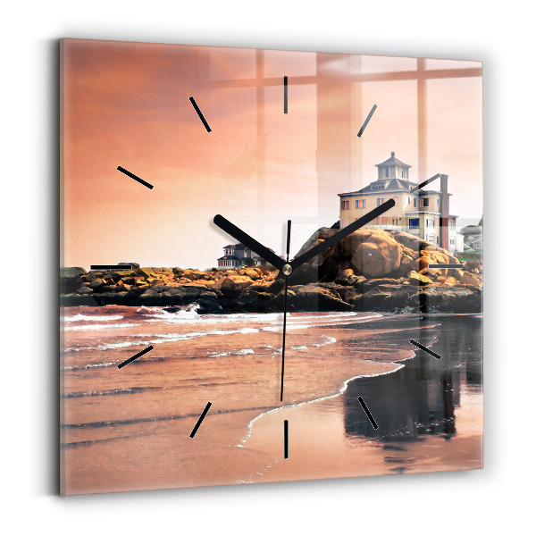 Square wall clock Sherman Coast