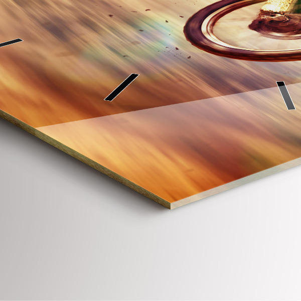 Square wall clock Motocross Enduro