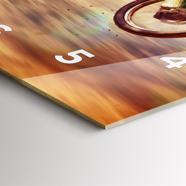 Square wall clock Motocross Enduro