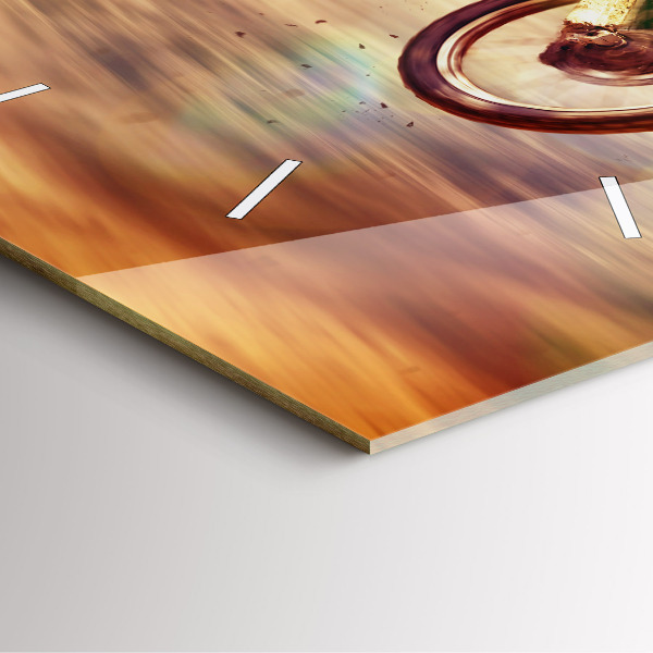 Square wall clock Motocross Enduro