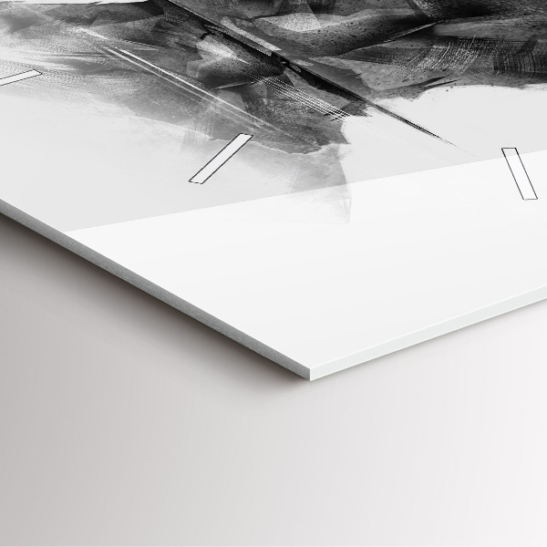 Square wall clock Cartoon bear