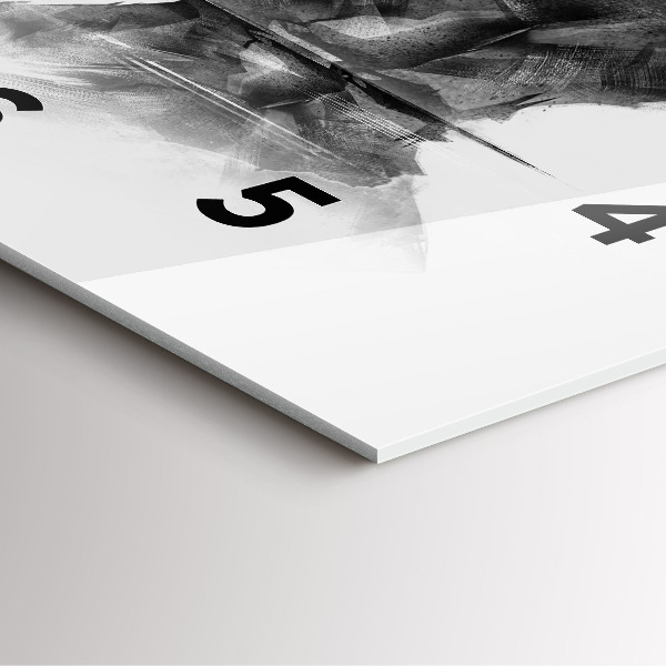 Square wall clock Cartoon bear