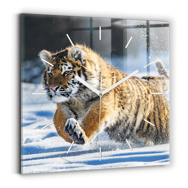 Square wall clock A Brave Step Forward