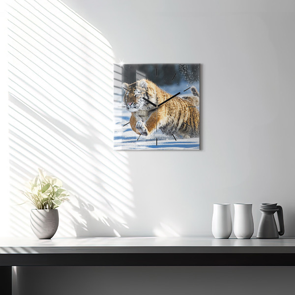 Square wall clock A Brave Step Forward