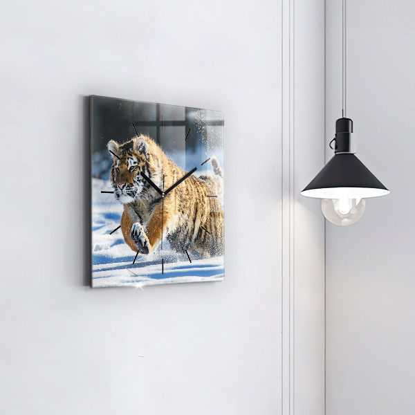 Square wall clock A Brave Step Forward