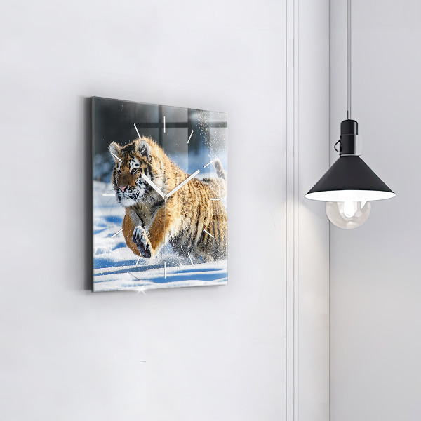 Square wall clock A Brave Step Forward