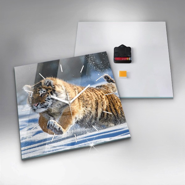 Square wall clock A Brave Step Forward