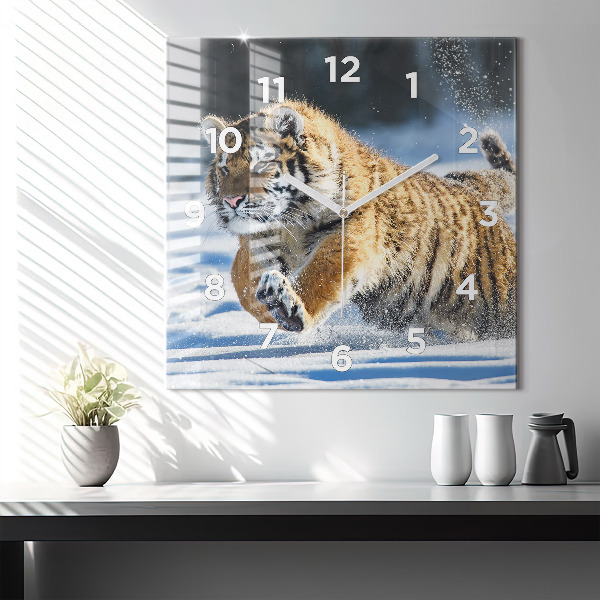 Square wall clock A Brave Step Forward