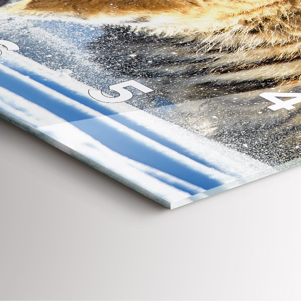 Square wall clock A Brave Step Forward