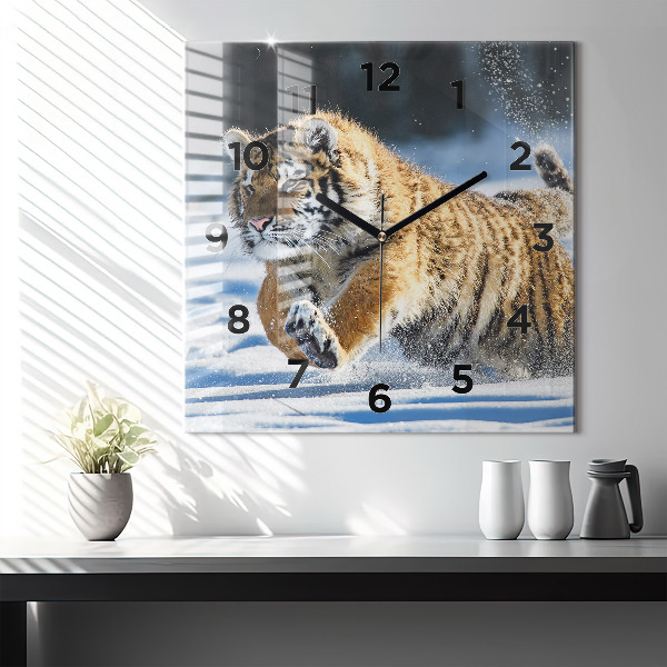 Square wall clock A Brave Step Forward